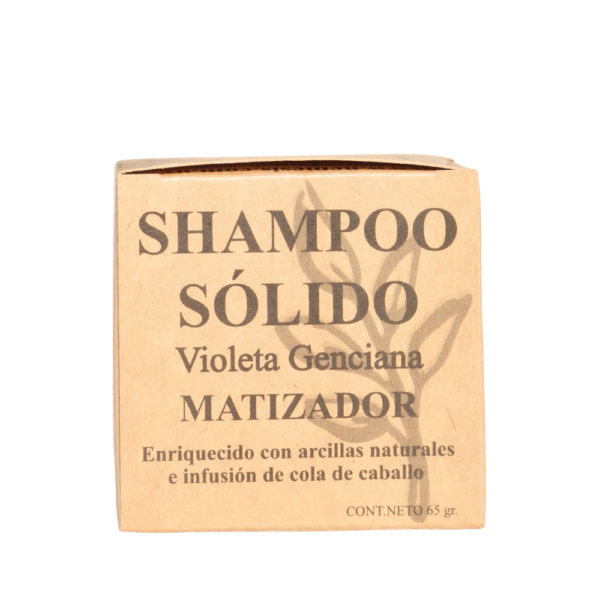 Shampoo sólido- violeta genciana