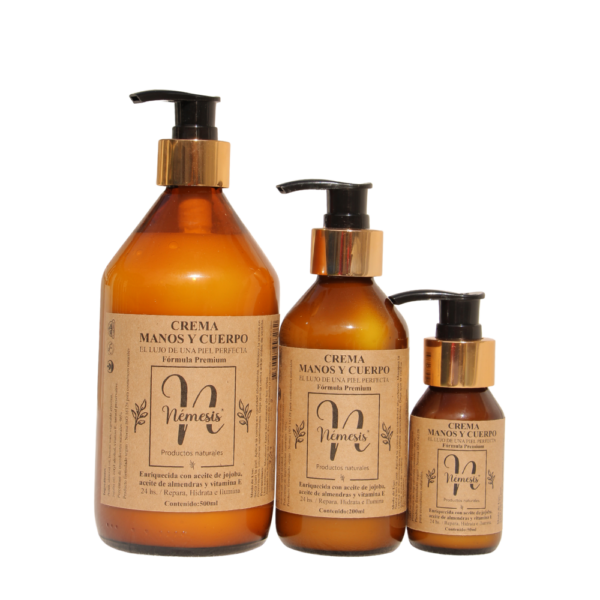 Crema hidratante manos y cuerpo