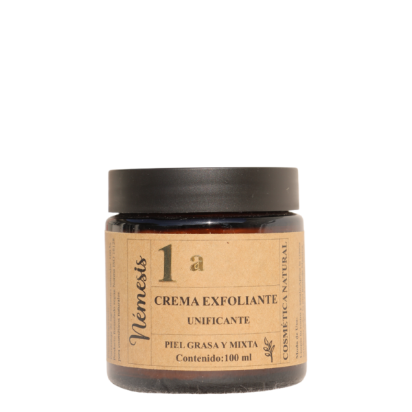Crema exfoliante unificante- piel mixta y grasa