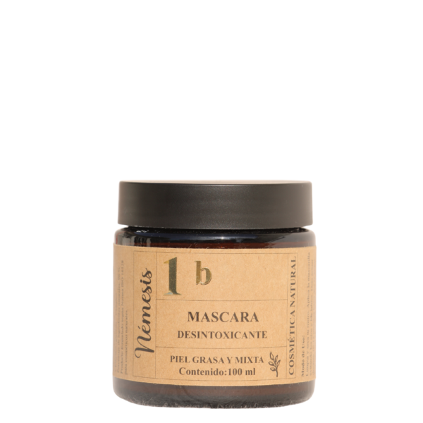 Máscara desintoxicante- piel grasa & mixta